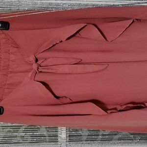 Shein pants size large pink thin summer pants